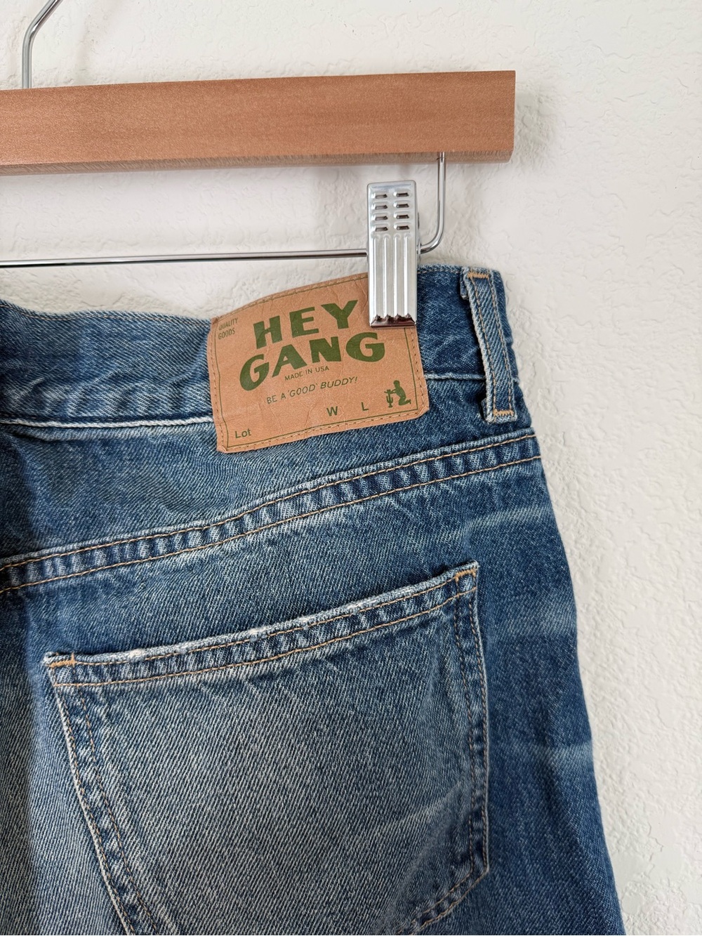 Hey Gang Blue Denim Jeans 28 - Picture 5 of 6